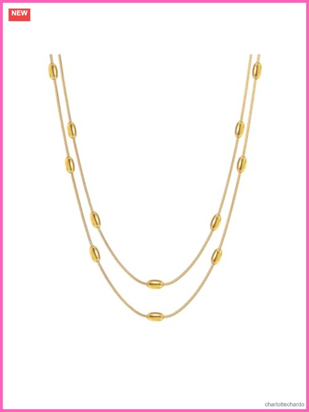 Long Pearl Chain Necklace Multi-Way Adjustable for Formal Events